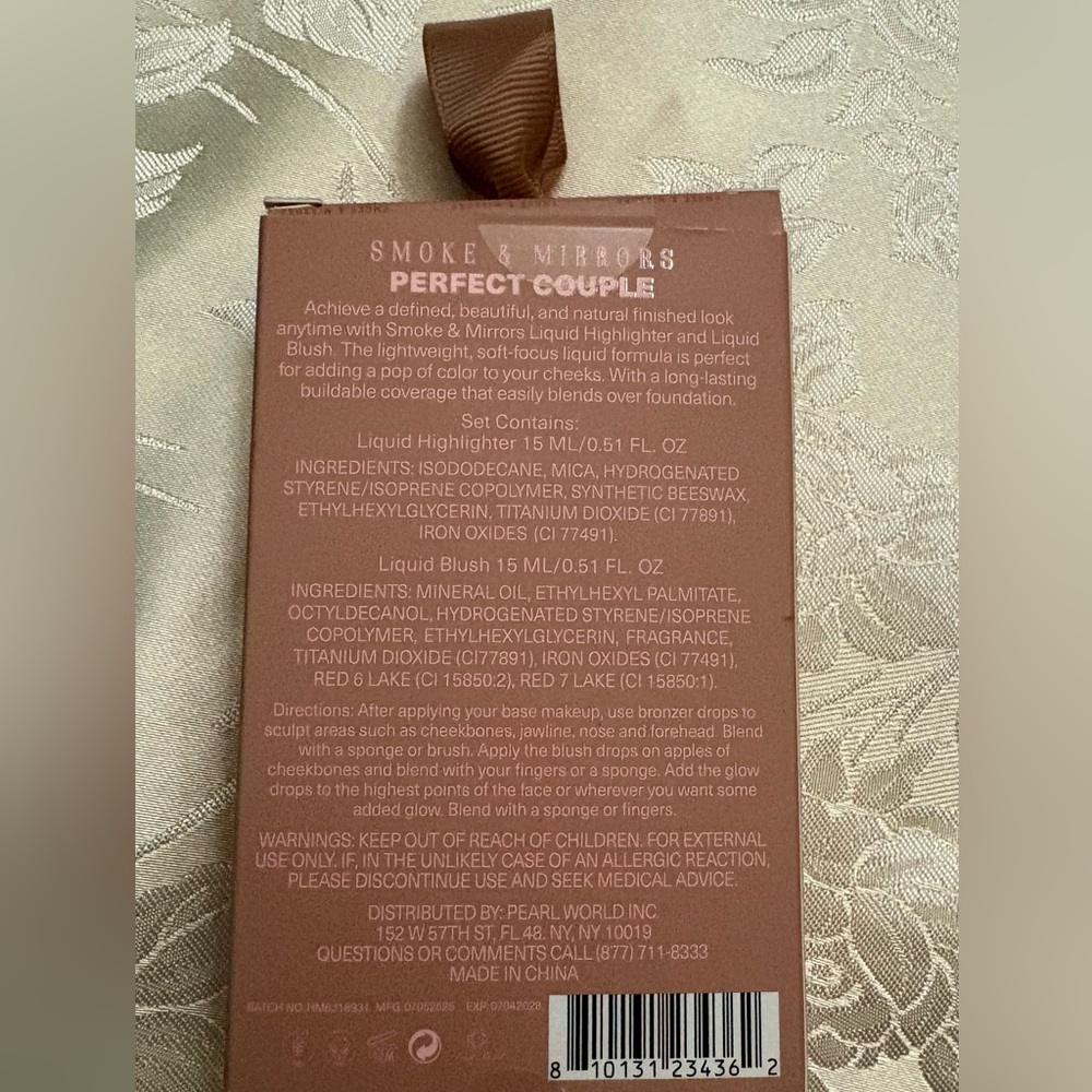 Smoke & Mirrors Perfect Couple Liquid Highlighter & Blush Set – New in Box - Picture 3 of 3